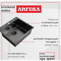 ARFEKA AF 550*505 Black PVD Nano Image #7