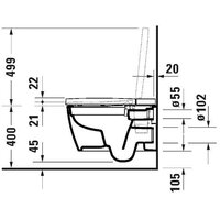 Унитаз подвесной Duravit SensoWash Starck f Plus 650000012004320 - Превью изображения №4 — Интернет-магазин Your Sale