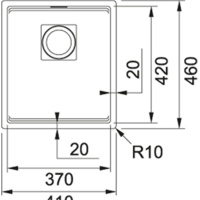 Franke Kubus 2 KNG 110-37 125.0528.627 (графит) Image #2