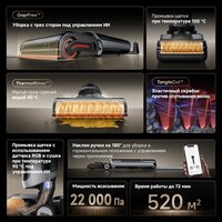 Вертикальный моющий пылесос Dreame H15 Pro Heat wet and dry Vacuum Cleaner (евровилка) - Превью изображения №19 — Интернет-магазин Your Sale
