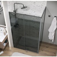 Grossman Galaxy 80x195 200.K33.01.80.42.10 (графит сатин/стекло тонированное) Image #8