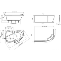 Ravak Rosa II 150 x 105 R [CJ21000000] Image #5