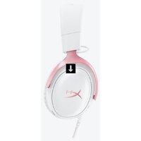 Наушники HyperX Cloud III (белый/розовый) - Превью изображения №2 — Интернет-магазин Your Sale