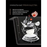 Roxen Snake 560220-60-S сатин/текстурная поверхность (с коландером и дозатором) Image #12