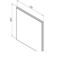 Aquanet Зеркало Nova Lite 75 LED 00249513 (дуб рустикальный) Image #7