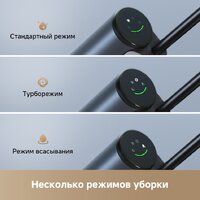 Вертикальный моющий пылесос Dreame G10 Wet and Dry Vacuum HHR12A (евровилка, черный) - Превью изображения №6 — Интернет-магазин Your Sale