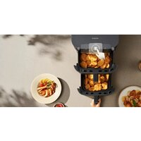 Аэрогриль (аэрофритюрница) Xiaomi Smart Double Stack Air Fryer 12L MAF-DS1201 (евровилка, черный) - Превью изображения №3 — Интернет-магазин Your Sale