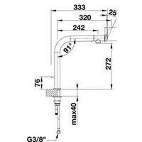 Blanco Vonda Control (нержавеющая сталь) Image #3