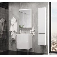 Акватон Шкаф-пенал Стоун 30 1A228403SX01R (правый, белый) Image #3