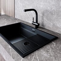 Кухонная мойка Globalo Miralio 80.1 Black/BL Mat - Превью изображения №6 — Интернет-магазин Your Sale