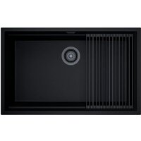 Кухонная мойка Globalo Miralio 80.1 Black/BL Mat - Превью изображения №9 — Интернет-магазин Your Sale