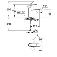 Grohe Eurosmart Cosmopolitan 23327000 (хром) Image #2