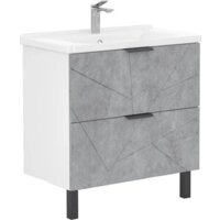 Volna Тумба Twing 60.2Y бетон с умывальником Миранда