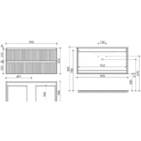 Sancos Тумба под умывальник Snob T SNT100SM (доха) Image #5