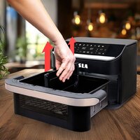 Аэрогриль (аэрофритюрница) Tesla Electronics AirCook FlexiZone Q570 XXL - Превью изображения №14 — Интернет-магазин Your Sale