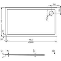 Roth Flat Kvadro Rectangle 160x75 [8000244] Image #3