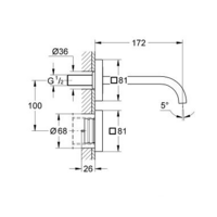 Смеситель Grohe Allure [36235000] - Превью изображения №2 — Интернет-магазин Your Sale