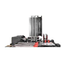 Кулер для процессора Thermaltake Riing Silent 12 (красный) [CL-P022-AL12RE-A] - Превью изображения №7 — Интернет-магазин Your Sale