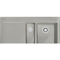 Franke Mythos MTK 651-100 (жемчужный серый, чаша справа)