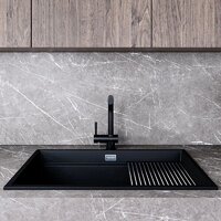 Кухонная мойка Globalo Miralio 80.1 Black/IX - Превью изображения №8 — Интернет-магазин Your Sale