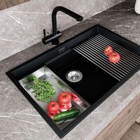 Кухонная мойка Globalo Miralio 80.1 Black/IX - Превью изображения №10 — Интернет-магазин Your Sale