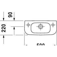Duravit D-Code 50x22 Image #2