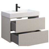 Belux Тумба под умывальник Сиртаки НП 70-02 (180, светлый миндаль матовый) Image #2