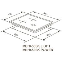 Варочная панель Meferi MEH453BK Light - Превью изображения №10 — Интернет-магазин Your Sale