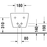 Duravit ME by Starck WonderGliss [22881500001] Image #4