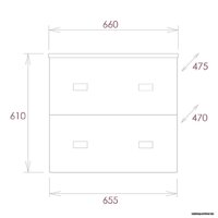 Onika Тумба под умывальник Марбл 65.13 106548 Image #3