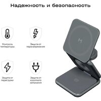 Беспроводное зарядное Magssory WCH023 (черный) - Превью изображения №5 — Интернет-магазин Your Sale