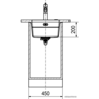 Franke Kubus 2 KNG 110-37 125.0528.629 (миндаль) Image #3