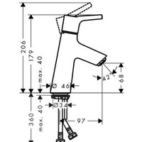 Hansgrohe Talis S 72011000 (хром) Image #4