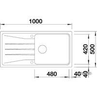 Blanco Sona XL 6 S (темная скала) [519690] Image #2