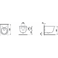 Laufen New Calssic Rimless 8208510000001 (без сиденья) Image #2