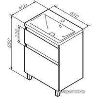 AM.PM Тумба под умывальник X-Joy M85AFSX0652WG Image #8