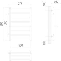 TERMINUS Аврора П8 500x800 бп (хром) Image #3