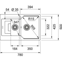 Franke UBG 651-78 (оникс) Image #2