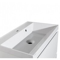 Style Line Тумба под умывальник Манхэттен 100 2 ящика (подвесная, белый) Image #2