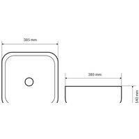 Excellent Cori 38.5x38.5 [CEAC.2201.WH] Image #3