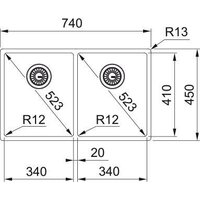 Franke Box BXX 220/120 34-34 127.0370.188 Image #2