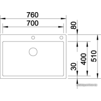 Blanco Claron 700-IF/A Durinox 523394 Image #3