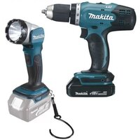 Makita DDF453SYEL (с 2-мя АКБ, кейс)