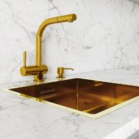 Кухонная мойка Globalo Riwolo 40.1 Gold - Превью изображения №6 — Интернет-магазин Your Sale