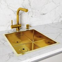 Кухонная мойка Globalo Riwolo 40.1 Gold - Превью изображения №4 — Интернет-магазин Your Sale