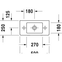 Duravit Vero 50x25 Image #4