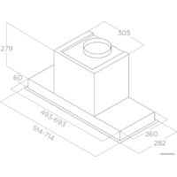 Elica Hidden 2.0 @ BLGL/A/60 PRF0164361 Image #7