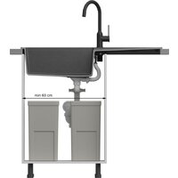 Кухонная мойка Quadron HCQE10050U5_PVDC1_P2O - Превью изображения №6 — Интернет-магазин Your Sale