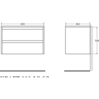 BelBagno Тумба под умывальник Kraft-800-2C-SO-BO (bianco opaco) Image #5