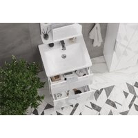 Volna Тумба Twing 80.2Y белый с умывальником Миранда Image #7